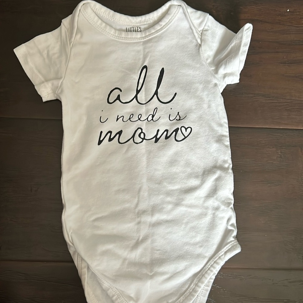 6 months Littles onesie